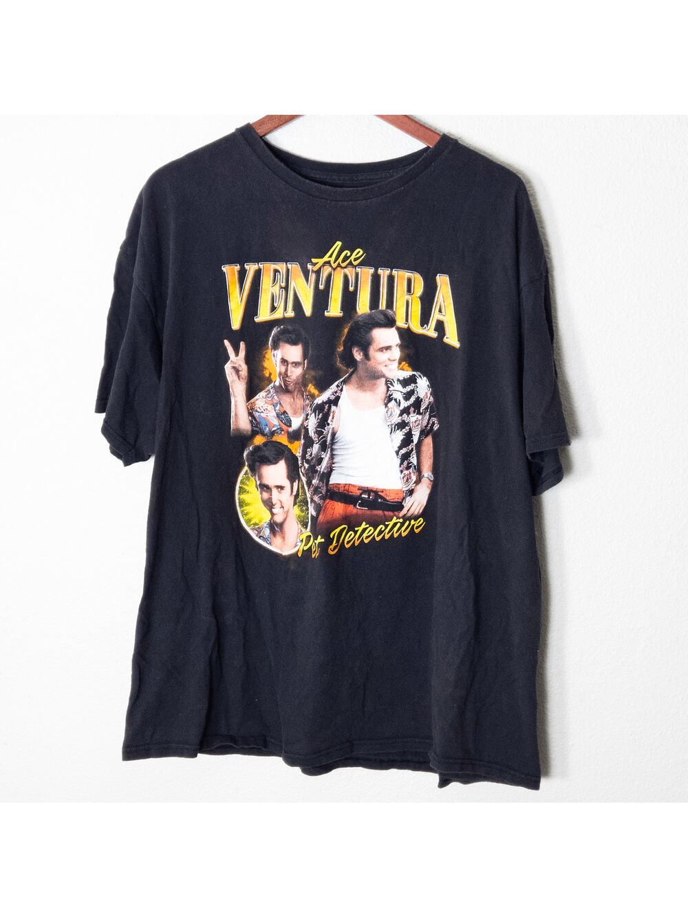Ace Ventura T Shirt Size XXL Movie Graphic Retro Comedy Novelty Black